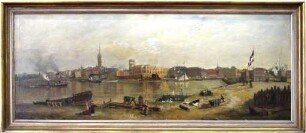 Düsseldorf von Oberkassel aus