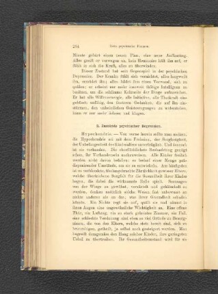 2. Zustände psychischer Depression.