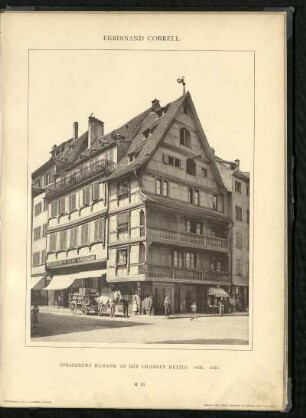 Strassburg (Elsass), an der grossen Metzig. 1602. 1612.