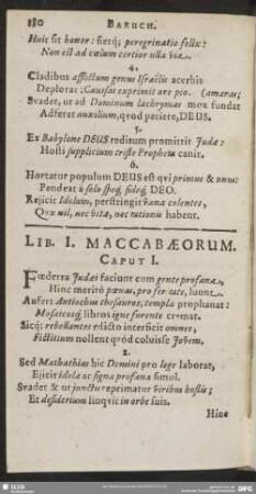 Lib. I. Maccabaeorum