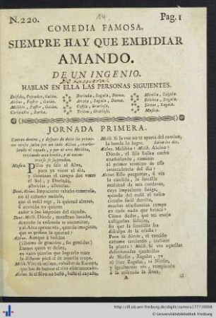 Siempre Hay Que Embidiar Amando.