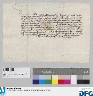 Herzog Wilhelm von Bayern bestimmt der Stadt Nürnberg einen Tag in Sachen Hanns von Villenbach gegen Jakob Awer.