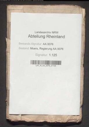 Abtei Kamp gegen Leibgewinnsträger Peter Diemmers wegen rückständigen Pachtgeldes und Korns vom Dimmershofe III