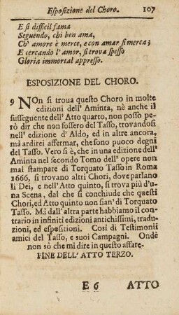 Esposizione Del Choro