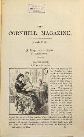The Cornhill magazine. 44. 1881