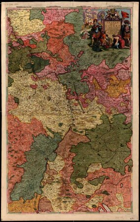 Téatre De La Guerre sur le Rhein, Moessele, Mayn, et le Necker : Sur les Mémoires du Sr. Sanson.