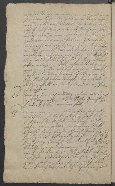 Abschrift (18. Jhd.) der von Erzbischof Albrecht von Mainz am 17. November 1526 für die Stadt Aschaffenburg erlassenen Ordnung nebst 19 zusätzlichen Eidesformeln, unter anderem für verschiedene Beamte und für Hebammen