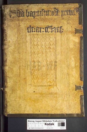 Incipit Summa casuu[m] vtilissima p[er] venerandum patrem fr[atr]em Baptistam de salis ordinis mino[rum] de obseruantia. Prouincie Janue: nouit[er] co[m]pilata. que Baptistiniana nuncupat[ur]