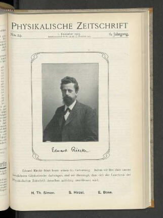 Eduard Riecke