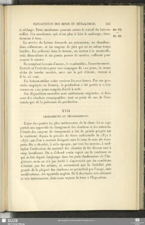 XVII Chargements Et Déchargements