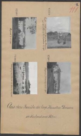 Gen. Ltt. v. Hellingrath, Kdr. d. Kav. Div. mit Hptm. Jahreiß bei Rupschani