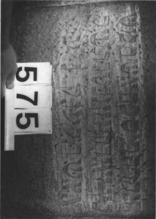 Grabstein 575 (Detailaufnahme)
