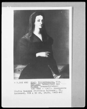 Sogenannte Giulia Gonzaga (Vittoria Colonna)