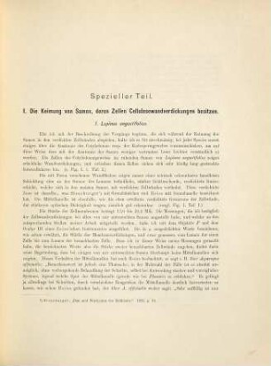Über die Auflösungsweise der sekundären Zellmembranen der Samen bei ihrer Keimung