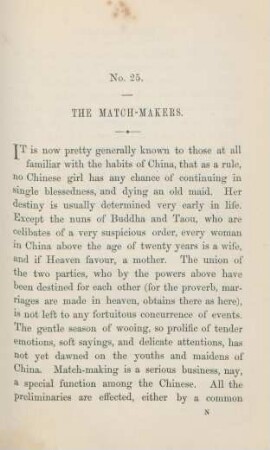 No. 25. The match-makers