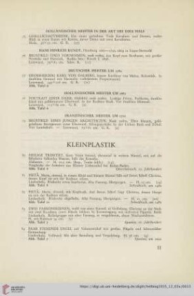 Kleinplastik (Nr. 80-101)