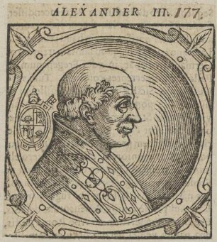 Bildnis von Papst Alexander III.