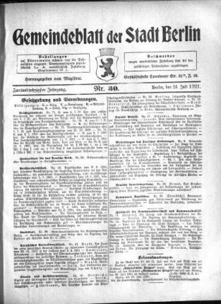 1921,30: Nr. 30, 24. Juli 1921