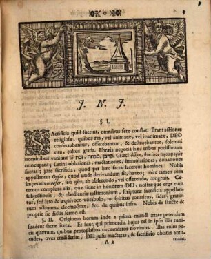 Dissertatio publica de sacrificiis Veteris Testamenti