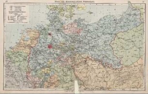 Nord- und Mitteldeutschland, Staatenkarte