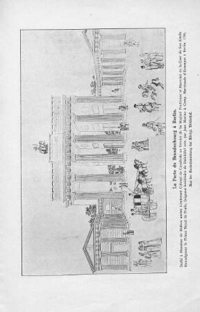 La Porte de Brandenbourg à Berlin