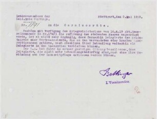 Aufhebung der Soldatenräte, Bemühungen des Landesausschusses der Soldatenräte um die Versorgung und Verwendung der einzelnen Mitglieder