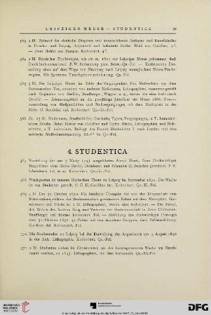 4. Studentica (Nr. 367-377)