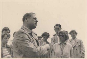 Erich Otremba 1955 auf Exkursion