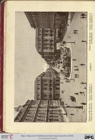 Napoli – Piazza della Borsa – Corso Umberto I. – Place de la Bourse – Coso Umberto I. – Place of the Borsa – Corso Umberot I. – Borsenplatz – Corso Umberto I.