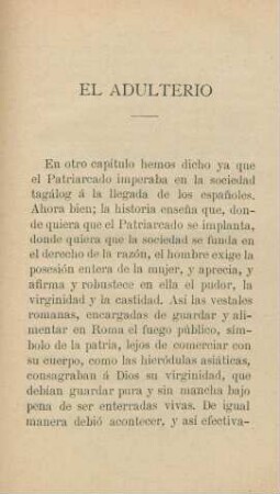 El adulterio