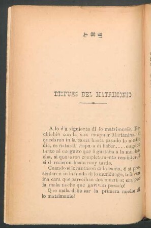 Dispués del matrimonio