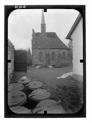Bernau. St. Georgskapelle (A. 15. Jh., Restaurierung 1872). Ansicht von Süden
