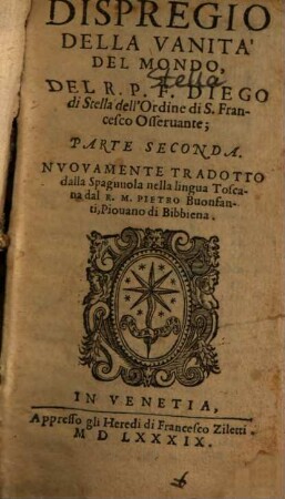 Dispregio Della Vanità Del Mondo, 2