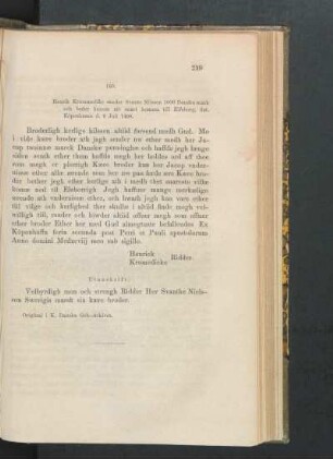 160. [Henrik Kummedike till Svante Nilsson, med 1000 Danska mark, dat. Köpenhamn d. 6 Juli 1498.]