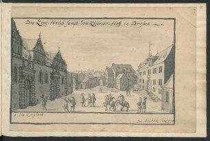 Zeichnung: Dresden, Zeughaus