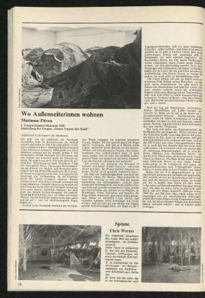 Wo Außenseiterinnen wohnen. 1. Frauen-Sommer-Museum 1981. Ausstellung der Gruppe "freuen formen ihre stadt"