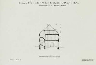 Zschopauthal, Blaufarbenwerk, Rekonstr., 1954