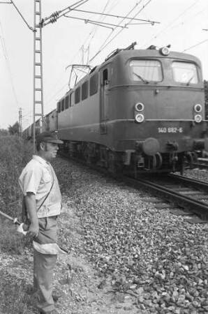 Streckengeher bei der Bundesbahndirektion Karlsruhe Helmut Böser