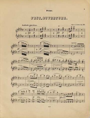 Fest-Ouverture : für Orchester ; op. 42