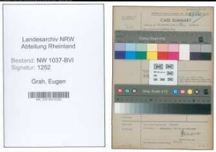 Entnazifizierung Eugen Grah , geb. 01.10.1900 (Kaufmann)