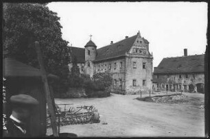 Limbach. Blick auf Limbach, Rittergut und Schule