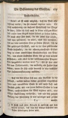 Unsterblichkeit.