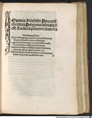 Varia Sebastiani Brant Carmia