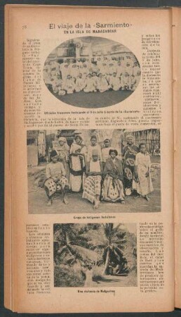 El viaje de la "Sarmiento" en la Isla de Madagascar