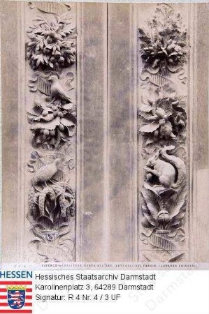 Italien, Florenz / Kirche Johannes der Täufer, Westtür, Detail