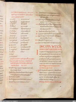 Canones conciliorum et Decreta pontificum (Dionysio-Hadriana) mit Erweiterungen