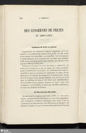 Des conserves de fruits et confitures