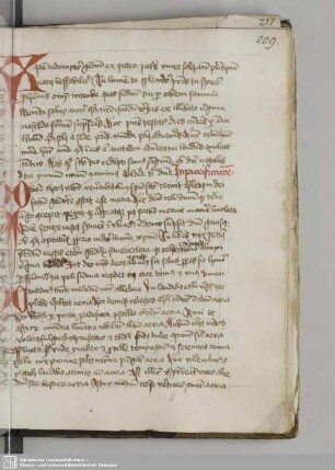 Bl. 209 - 212. (Liturgisches)