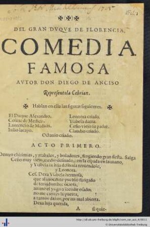 El gran Duque de Florencia