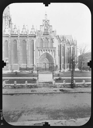 Mühlhausen. Marienkirche (Thomas-Müntzer-Gedenkstätte, Baubeginn 14. Jh.). Teilansicht von Süden